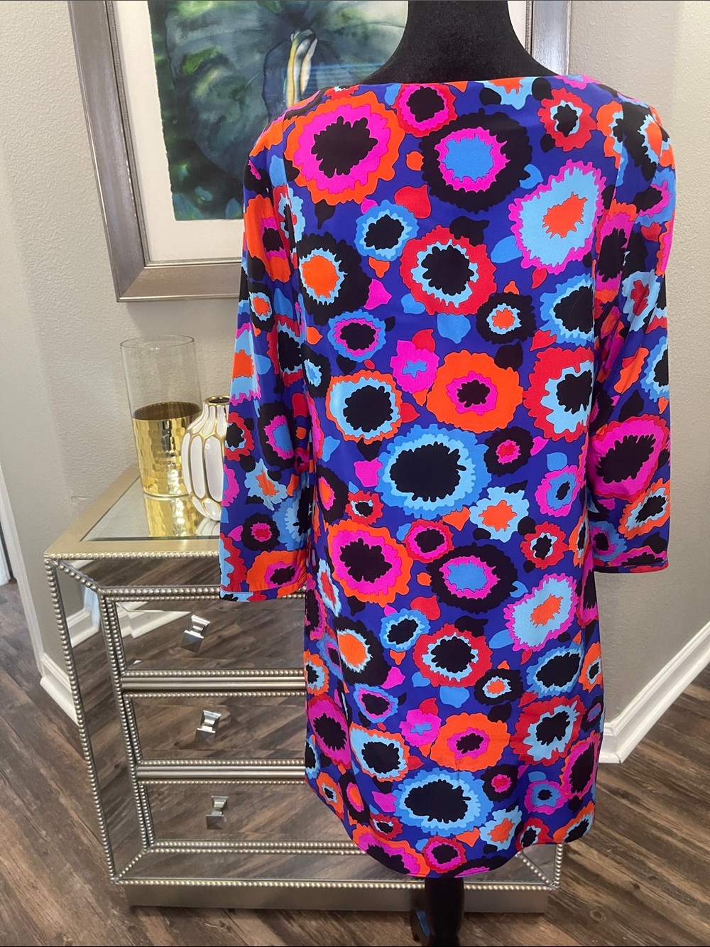 Alice & Trixie Bright Multicolor Floral Mini Dress - Picture 4 of 5
